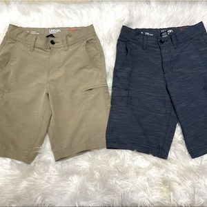 Urban Pipeline Superflex Cargo Shorts Khaki & Navy 2 for $20